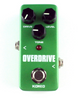 Mini Overdrive Pédale Guitare Pédale D'Effet Vert Alliage Aluminium