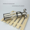 304 stainless steel rudder-shaped tube mill Pepper Mill restaurant kitchen fauce