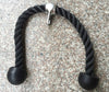 Gym Push Pull Down Elevate Double Ended Rope Biceps Tricep Cable Exercrise