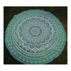 Rond Gland Tricoté Serviette de Plage Lanterne Serviette Mousseline de Soie 6