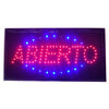 Luces de neón del LED animados muestra “abierta “Clientes atractivo sesión tiend