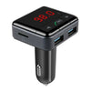 Bc12 Voiture Bluetooth Mp3 Main Libre Double Chargeur USB Fm Transmitteur