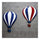 Iron Baloon Wall Hanging Decoration America Village   blue+white