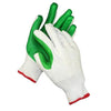 one pair Work Universal Protection Cotton Yarn Glue Gloves 24cm  green