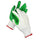 one pair Work Universal Protection Cotton Yarn Glue Gloves 24cm  green