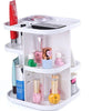 360 Rotating Height Adjustable Cosmetic Stand Makeup Organizer Arcrylic