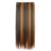 28inch 70cm Extra long fishing line Straight 5 Clips-in  Blonde Hair Extension