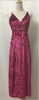 Sexy Burgundy Velvet Backless Maxi Evening Cocktail Long Party Dress