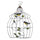 Modern Iron Bird Cage Wall Hanging Decoration   A