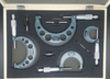 4pcs/set Precision Carbide 0-4" 0-100mm/0.01mm Outside Micrometer Machinist Tool