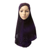 Dignified Muslim Kerchief Scarf Hat Zircon Printing   3