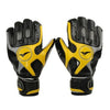 Latex Gants de Gardien But Doigt Rouleau Antidérapant Respirable Noir Jaune