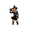 Black Slim Witch Cosplay Garment Sexy Feather Night Club  M