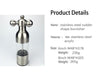 304 stainless steel rudder-shaped tube mill Pepper Mill restaurant kitchen fauce