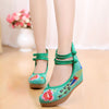 Old Beijing Cloth Shoes Embroidered Shoes High Heeled Shoes Woman National Style