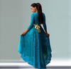 Sexy Lace Swallow Tail Hi-Lo Asymmetrical Long Party Formal Event Dress