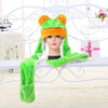New Cartoon Animal Hat Winter Hat Costume Hat Ear Warm Cap Earmuff  Gift Long