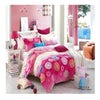 Lit Housse de Couette Bâche 4pc Set Gamme Coton 100% 008