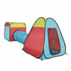 Kids Tent Game House Channel 3 in 1 Set Sea-ball Toy House Foldable Tent