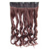 24" 60cm Long Colorful Straight Hair  5 Clips hair extenstion Curly Solid Color