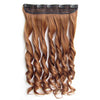 24" 60cm Long Colorful Straight Hair  5 Clips hair extenstion Curly Solid Color
