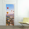 Porte Autocollant Neuf 3d Diy PVC Imperméable Décoration Murale Feu Ballon Qd047