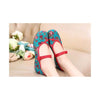 Old Beijing Cloth Shoes Slipsole Small Flower National Style Embroidered Shoes D