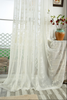 A PAIR 1.8M*2.7M Romantic Victoria White Cotton Linen Curtain