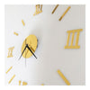 Roman Digit Acrylic Wall Clock Decoration   golden mirror