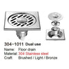 SELECT 304-1011 DUAL USE 304 Stainless steel floor drain PRINCE FOX