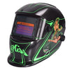 Auto Darkening Welding Hood in Vibrant Neon Shade with Fish Girl Graphic Design