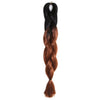 60cm African Dyed Big Braid Ponytail Hair extension Negro Gradient Ramp