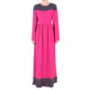 Musulmane Vêtements Mousseline de Soie Robe