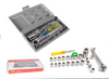 S.A.E & Metric 40 Pcs Socket Ratchet Wrench Set 1/4" 3/8" Drive Tools