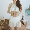 Women SPA Swimwear Swimsuit Bathing Suit  white