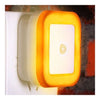 LED Body Induction Sensor Controlled Night Light ABS    Orange