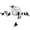 Wanduhr Vogel Kreativ Eisen Geschenk