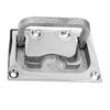 304 Stainless Steel Square Pull Hatch Latch Locking Latch Marine 76*56mm