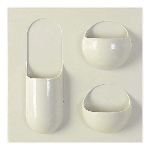 Traceless Bathing Room Storage Rack    light green 3 lattice