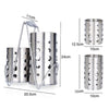 Stainless Steel Chopsticks Rest Holder Barrel Storage Rack