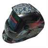 Calavera Auto Oscurecimiento Soldadura Casco en Brilliant Negro con Elegante