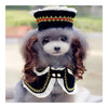 Dog Pet Clothes Cloak Wig Hat Suit