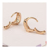 Earrings 18K Gold Galvanized Zircon