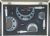4 Stück/Set Carbid 0-10,2 cm 0-100mm/0.01mm Außen Mikrometer Maschinist