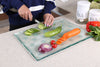Multifonctionnel Verre Trempé Chef Coupe Planche à Découper 27.9cmx 38.1cm