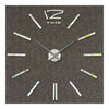 Wanduhr 3d Acryl Kleben Super Groß Wohnzimmer Silber