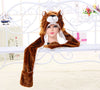 New Cartoon Animal Hat Winter Hat Costume Hat Ear Warm Cap Earmuff  Gift Long