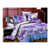 3d Fleur dessus de Lit / Couverture Bâche 4pc Set Coton Poncé 008