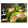 3d Active Impression Lit Housse de Couette Bâche 4pc Set Gamme Coton 004