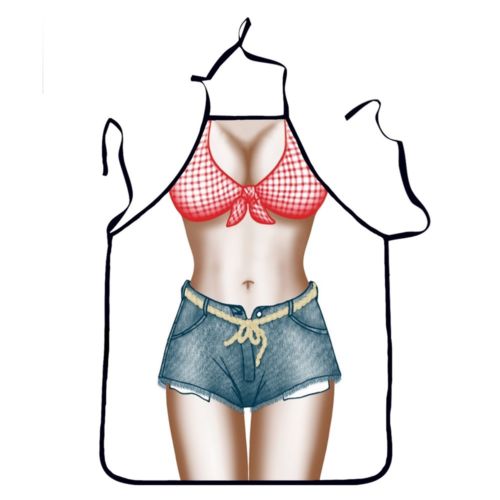 Creative Sexy Digital Printing Fashionable Apron  WQ 061